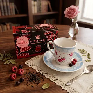 Té Negro De Frutos Rojos Con Moringa La Teresita