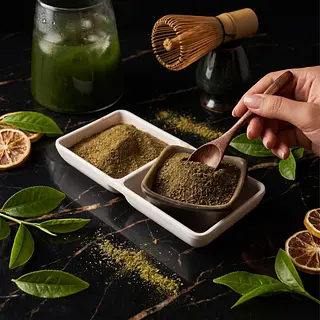 Té Verde En Polvo