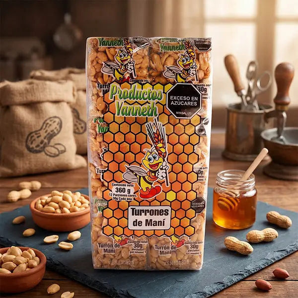 Turrones De Maní Productos Yanneth