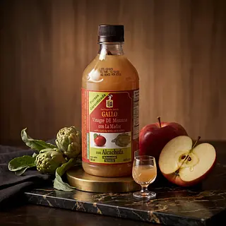 Vinagre De Manzana Con La Madre De Alcachofa